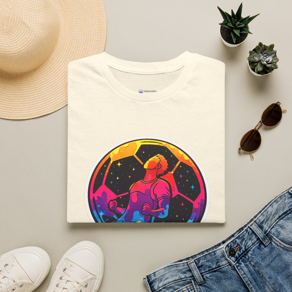 Soccer T‑Shirt — Colorful Retro Player Graphic