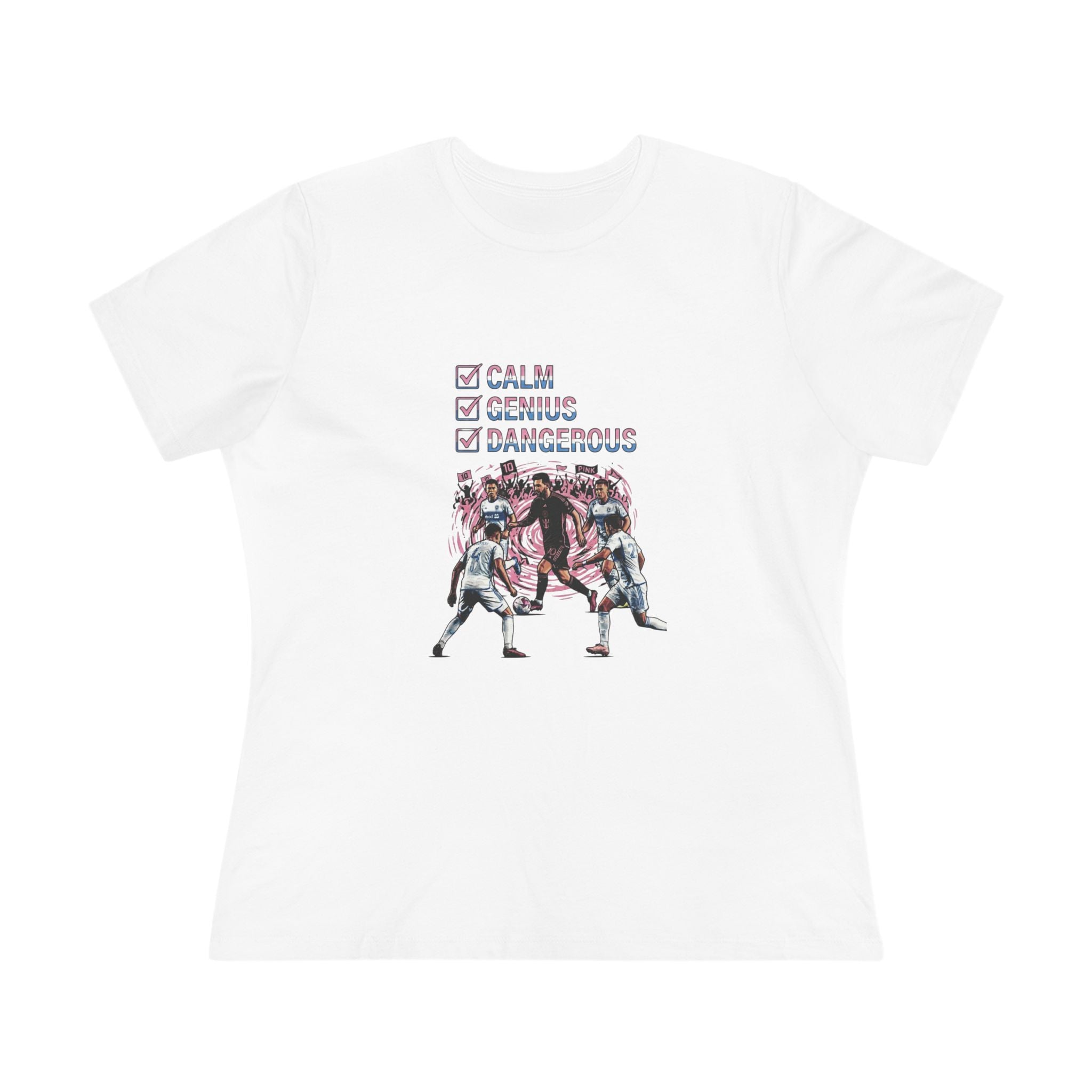 Argentina #10 GOAT Footballer T-Shirt - Women's Cotton Tee - WorldCup 2026 Fan Version