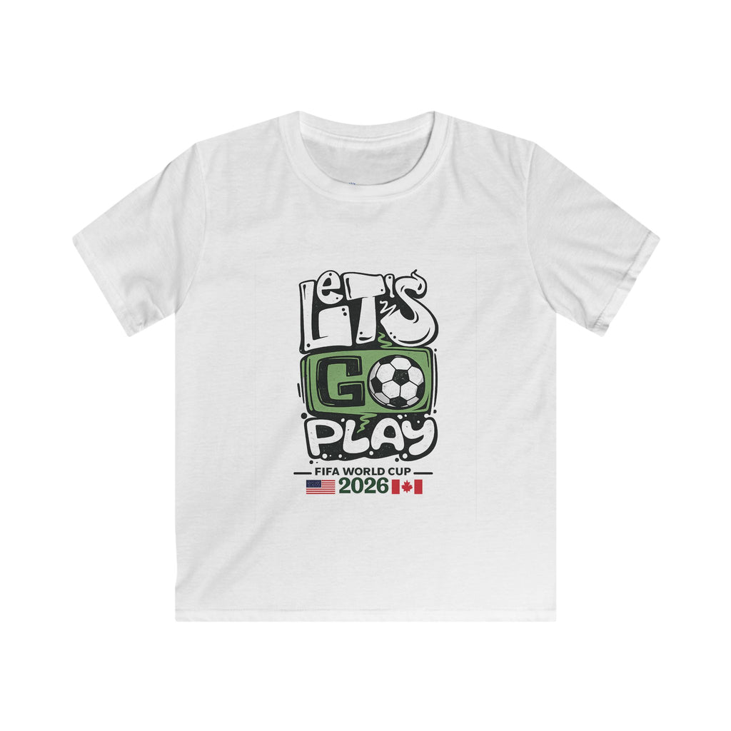Kids Tee - "Let's Go Play" Soccer 2026 Shirt