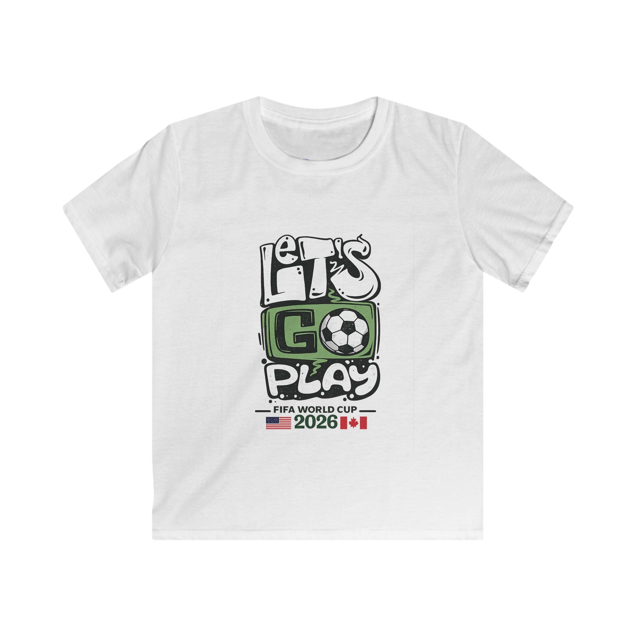 Kids Tee - "Let's Go Play" Soccer 2026 Shirt