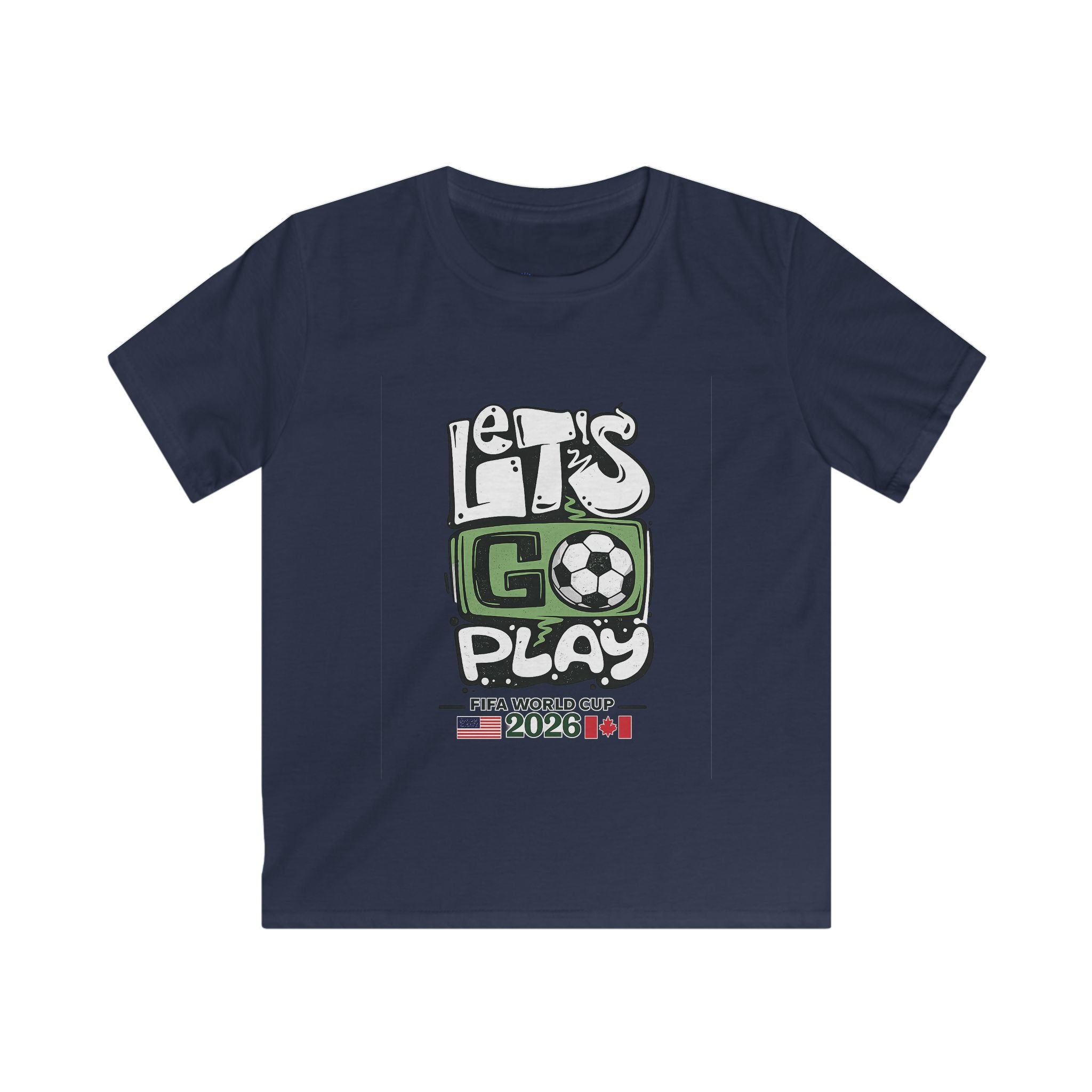 Kids Tee - "Let's Go Play" Soccer 2026 Shirt