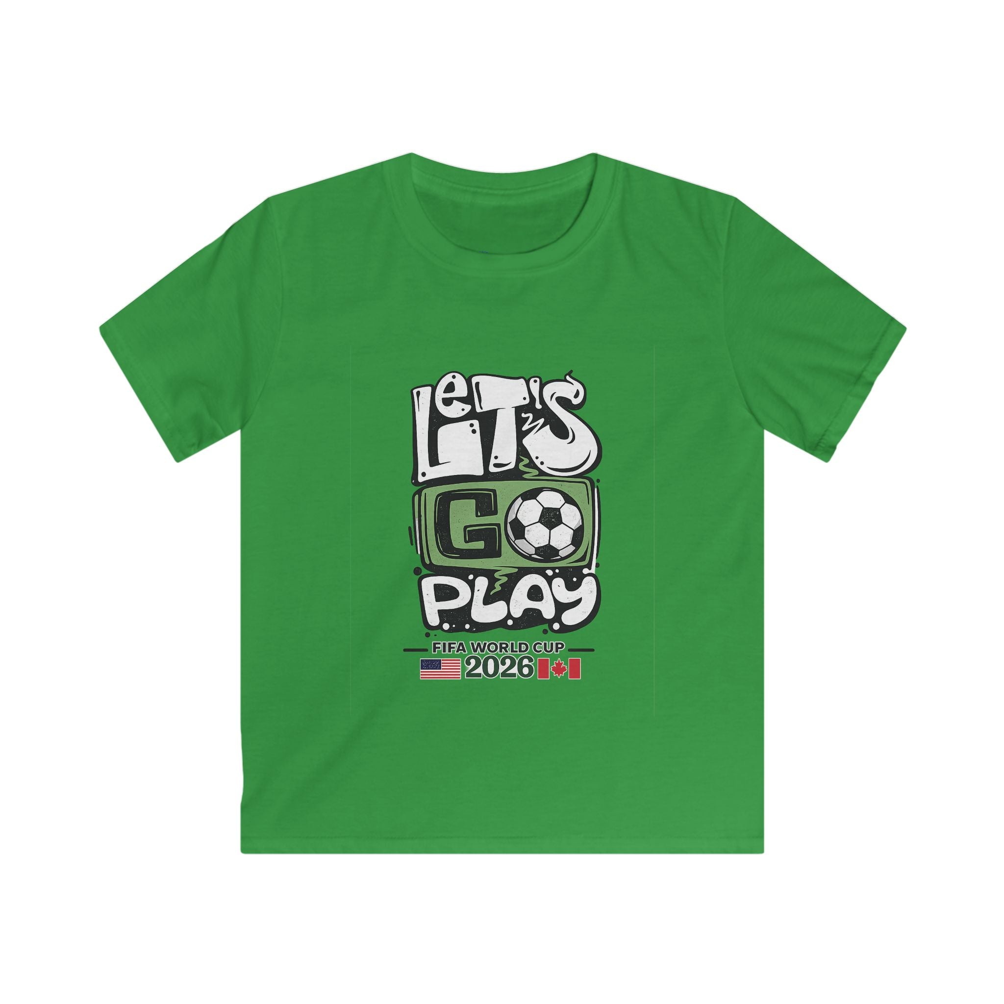 Kids Tee - "Let's Go Play" Soccer 2026 Shirt
