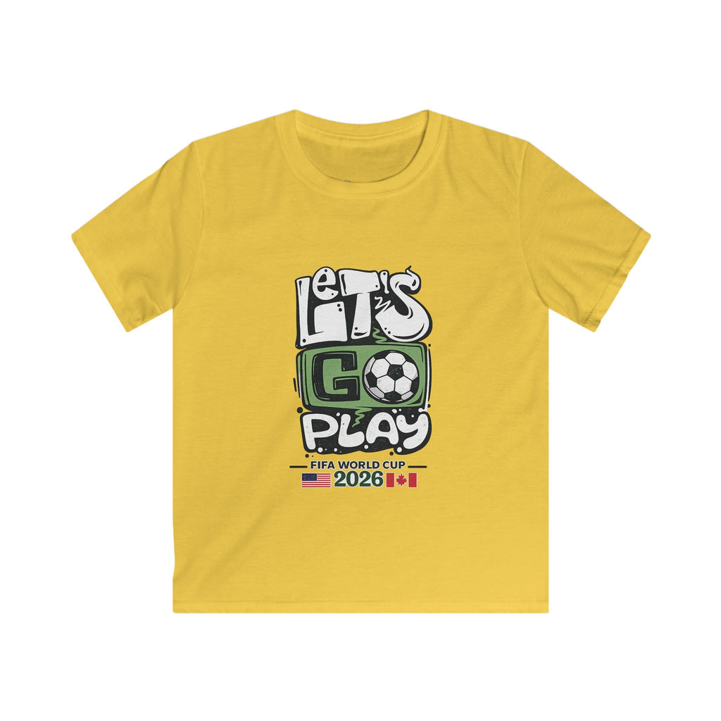 Kids Tee - "Let's Go Play" Soccer 2026 Shirt