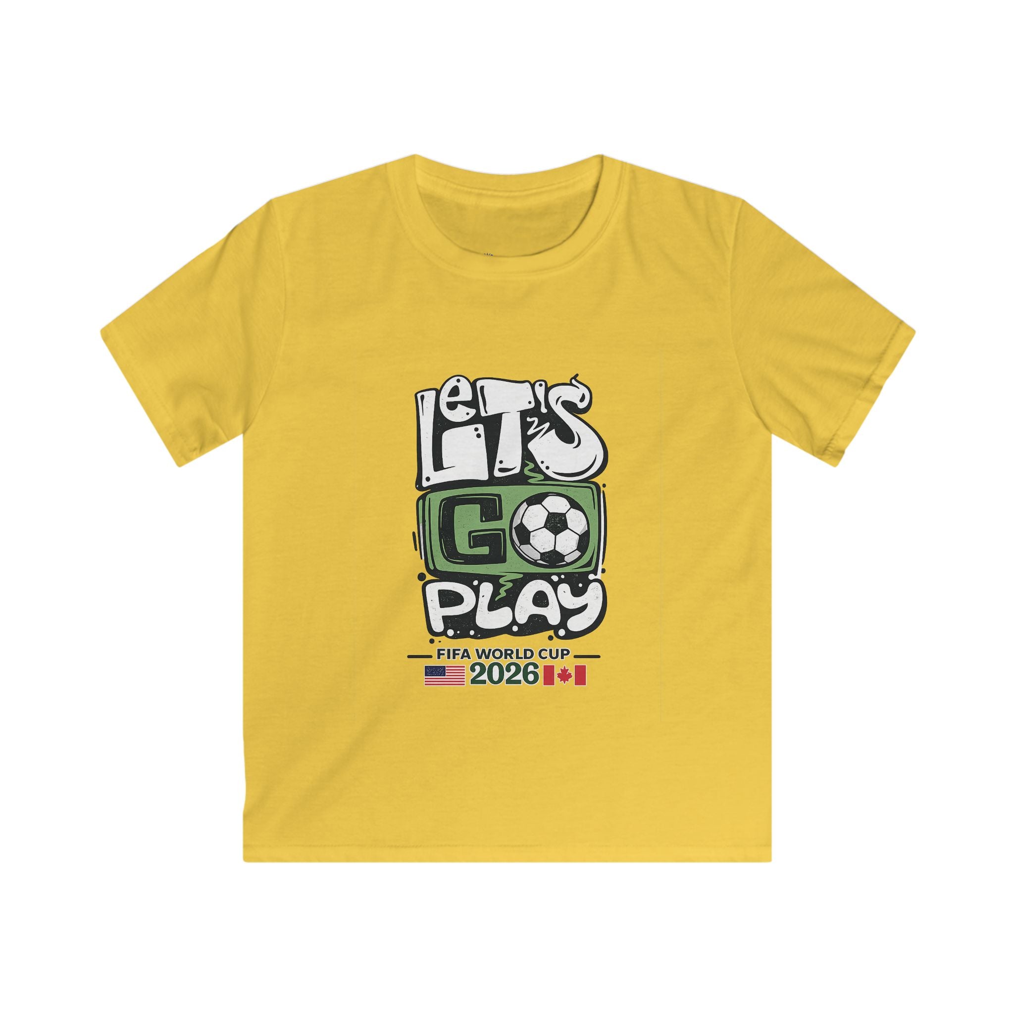 Kids Tee - "Let's Go Play" Soccer 2026 Shirt