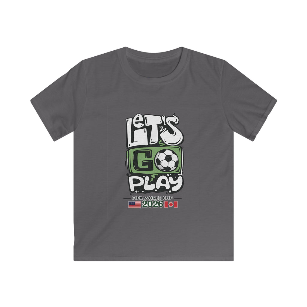 Kids Tee - "Let's Go Play" Soccer 2026 Shirt