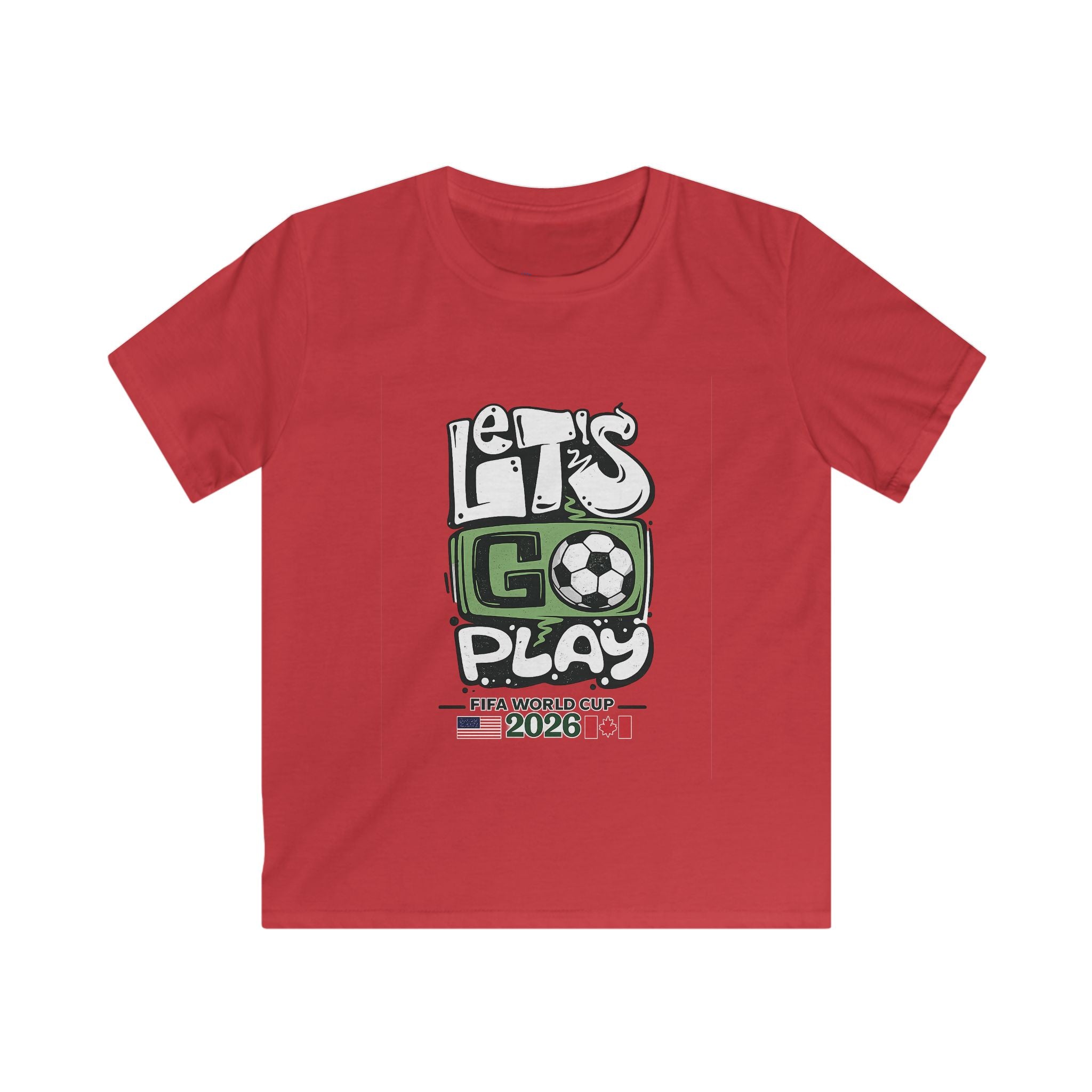 Kids Tee - "Let's Go Play" Soccer 2026 Shirt