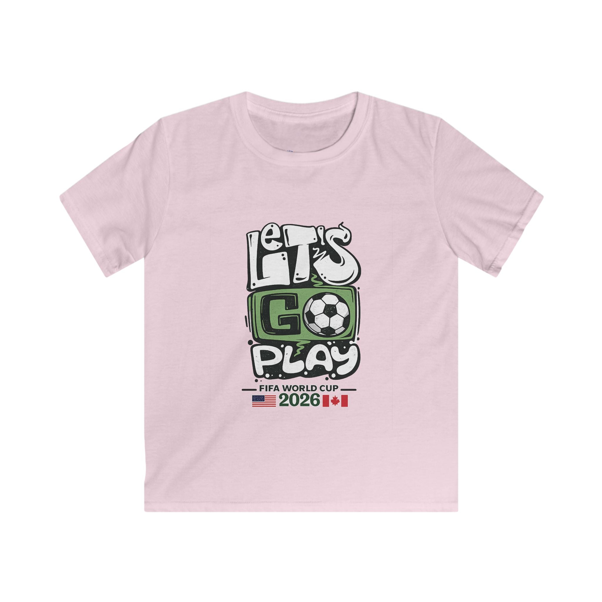 Kids Tee - "Let's Go Play" Soccer 2026 Shirt