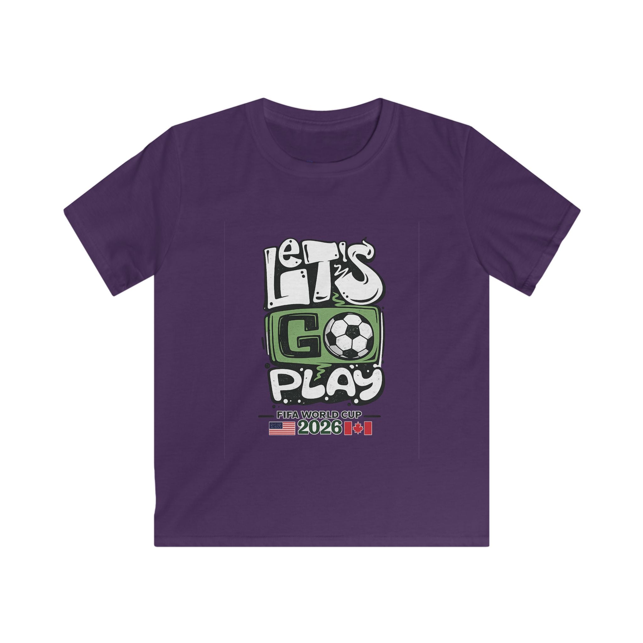 Kids Tee - "Let's Go Play" Soccer 2026 Shirt