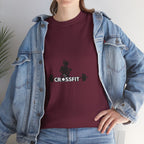 CrossFit Weightlifter T-Shirt — Barbell Silhouette Gym Tee