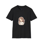 Cute Winking Girl Graphic T-Shirt – Kawaii Heart Tee