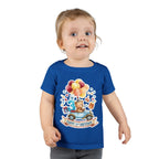 Toddler T-Shirt — Happy 3rd Birthday Bear Balloons Graphic