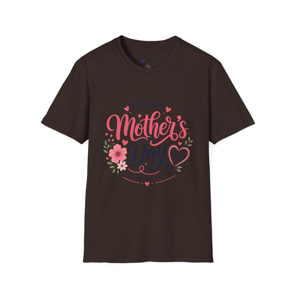 Mother's Day 2026 T-Shirt — "Happy Mother's Day 2026" Floral Tee.