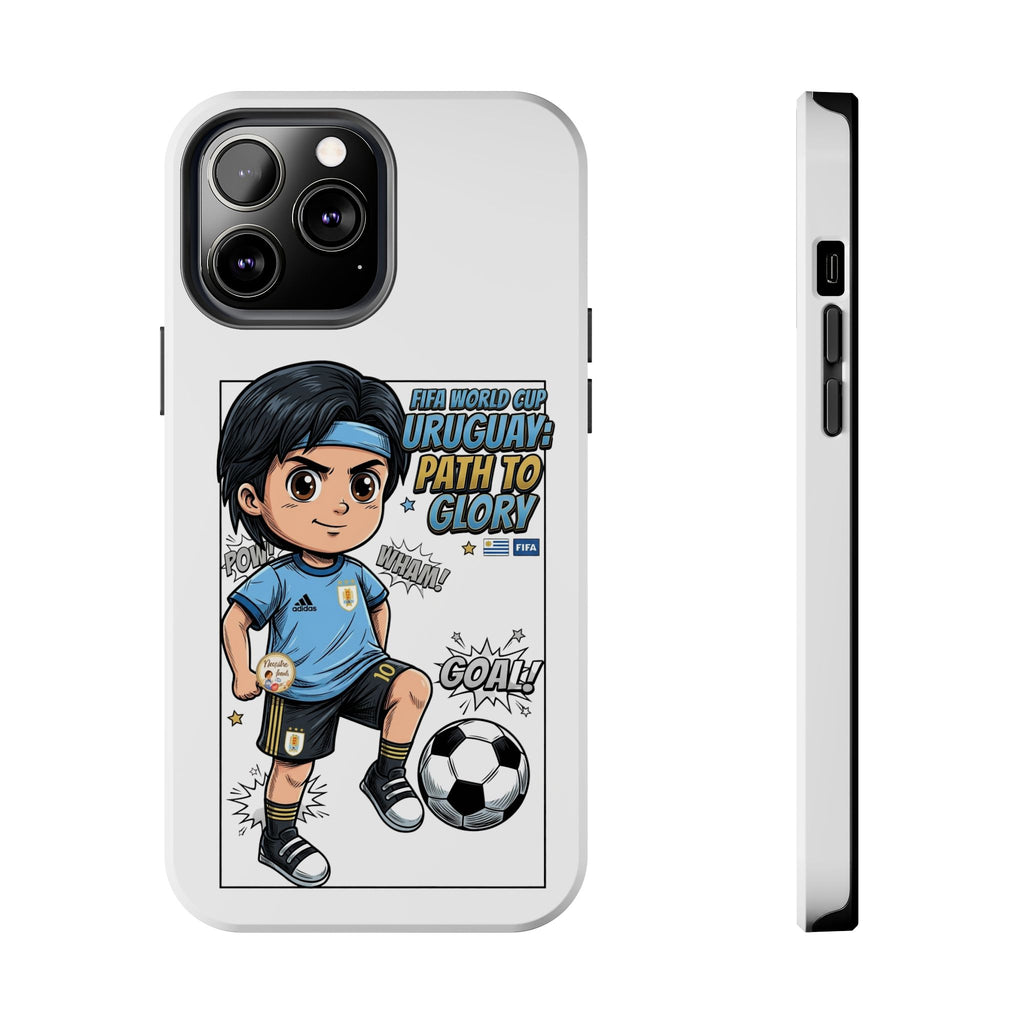 Uruguay Soccer Phone Case — Path to Glory "Goal!" Design