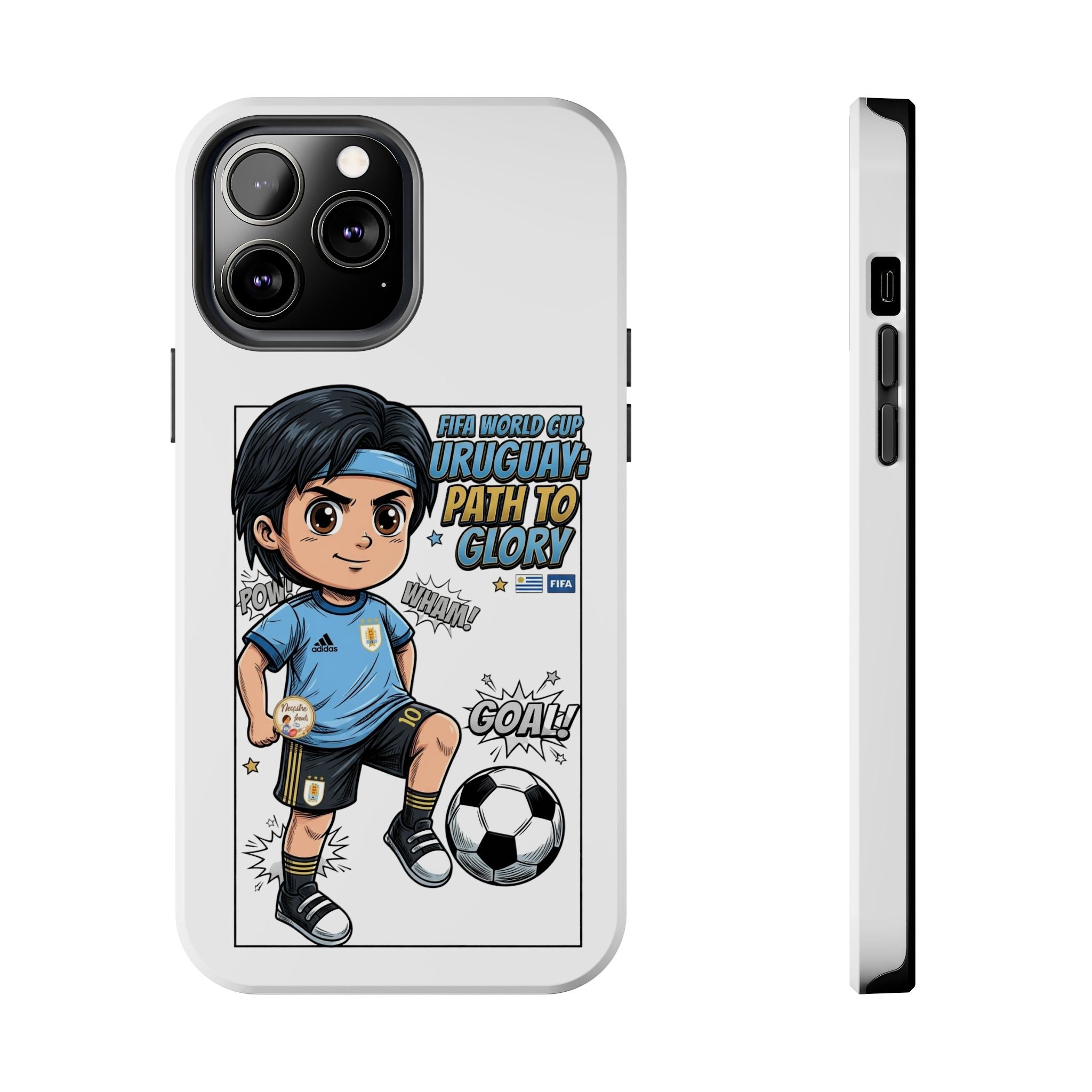Uruguay Soccer Phone Case — Path to Glory "Goal!" Design