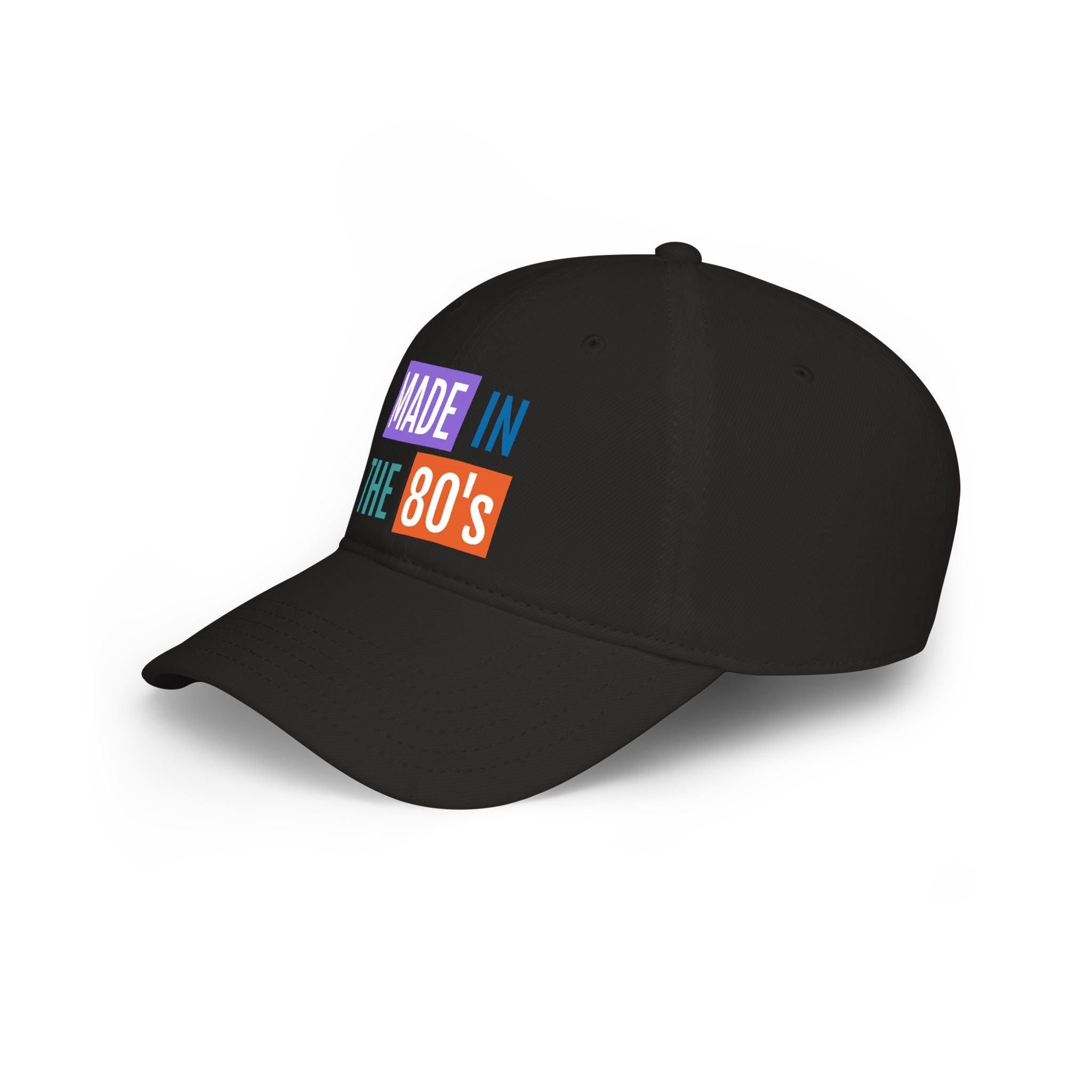 Made in the 80’s retro baseball cap design