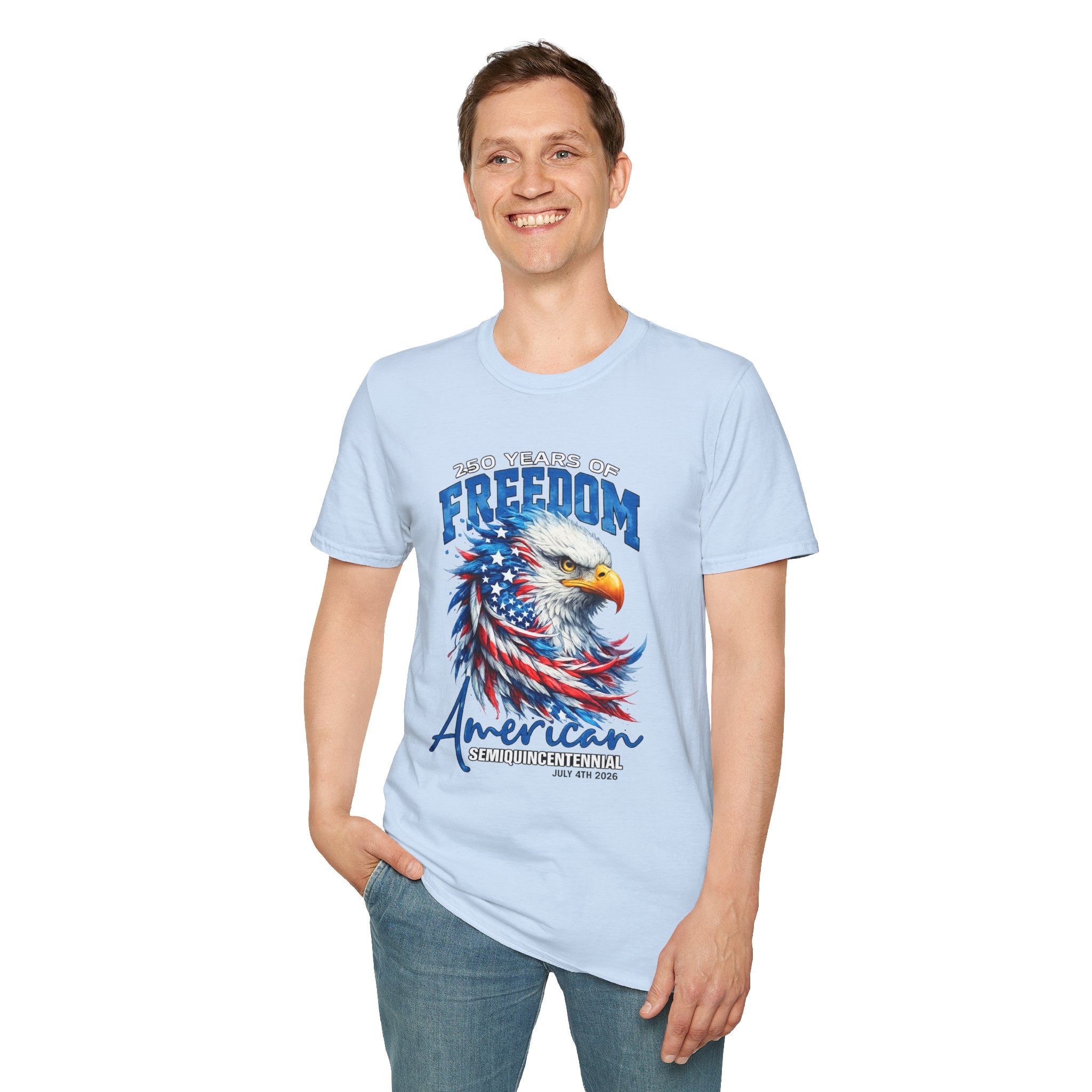 Freedom Eagle T‑Shirt — 250 Years of American Pride