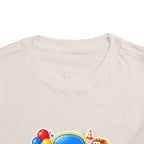 Toddler Birthday Tee — "3" Race Car Happy Birthday Shirt