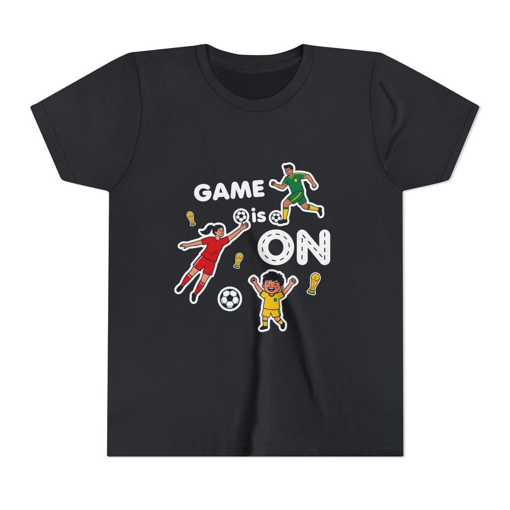 Kids Soccer Players T-Shirt 2026— Youth Football Team Tee