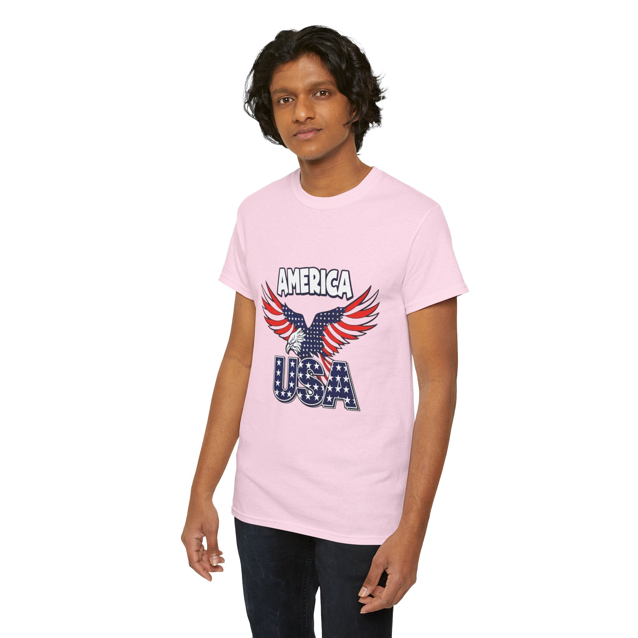 USA Eagle T-Shirt – America Patriotic Graphic Tee for 4th of July