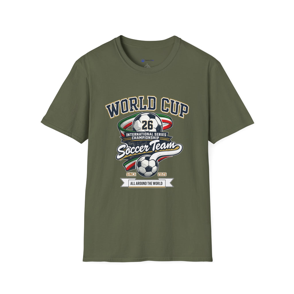 Soccer Team T‑Shirt – Vintage International Series Championship Design