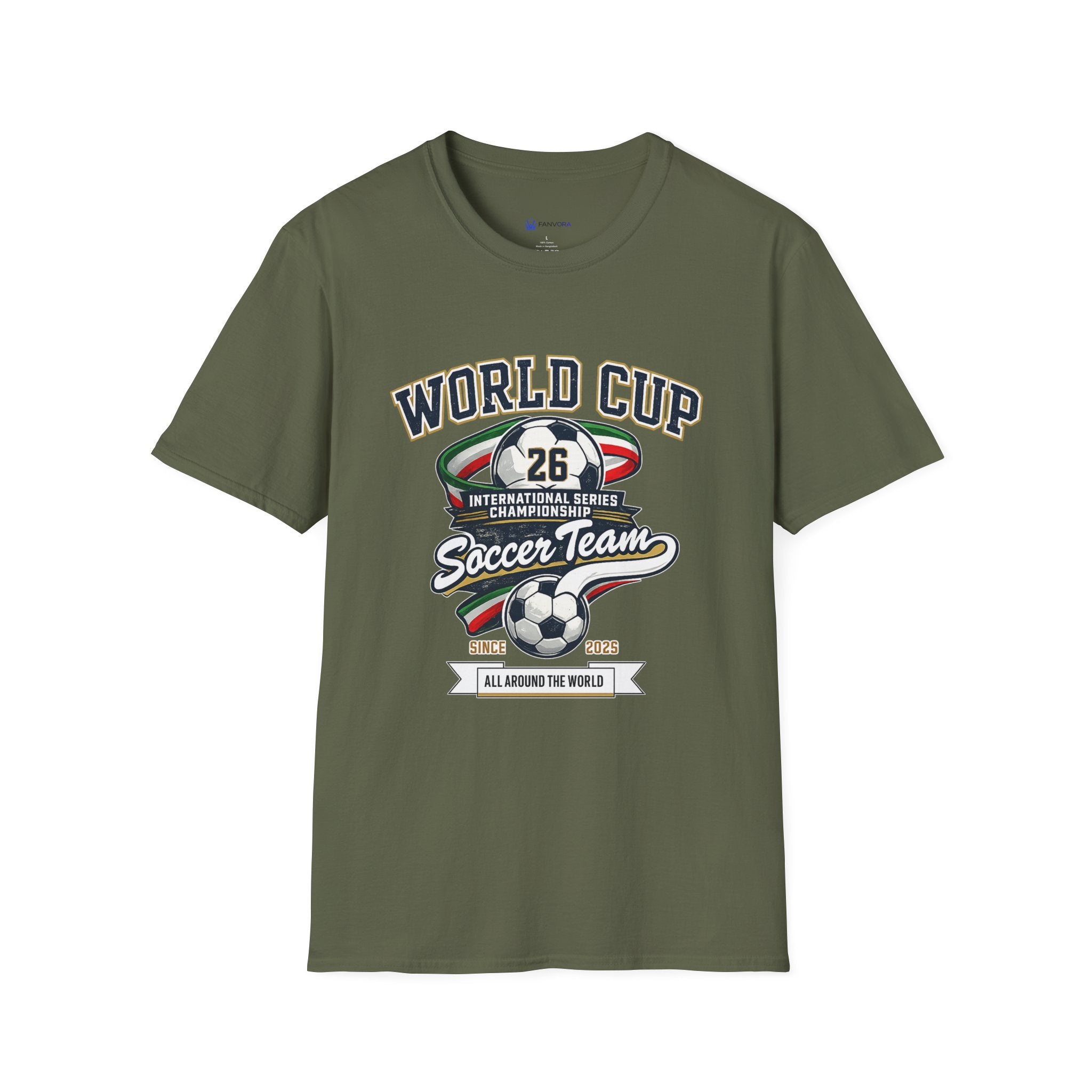 Soccer Team T‑Shirt – Vintage International Series Championship Design