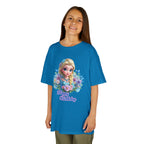 Kids Tee — 'Happy Birthday' Princess Floral Design