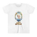 Youth Tee — "Happy Birthday" Princess Portrait Birthday Shirt