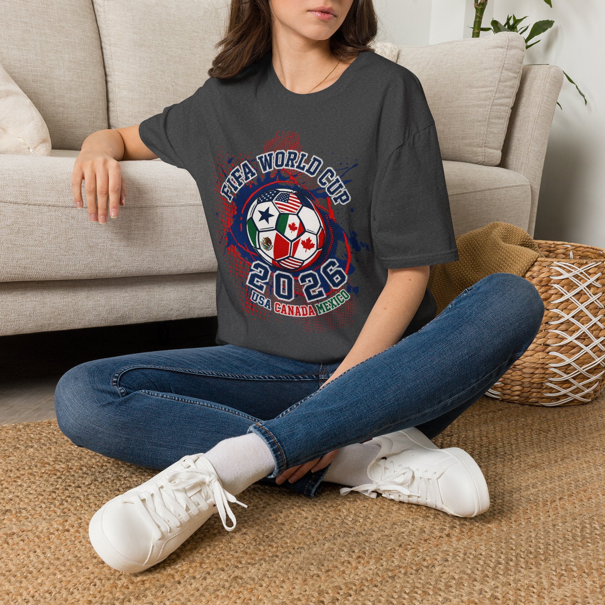 Soccer cup 2026 Tee — USA Canada Mexico Championship Design