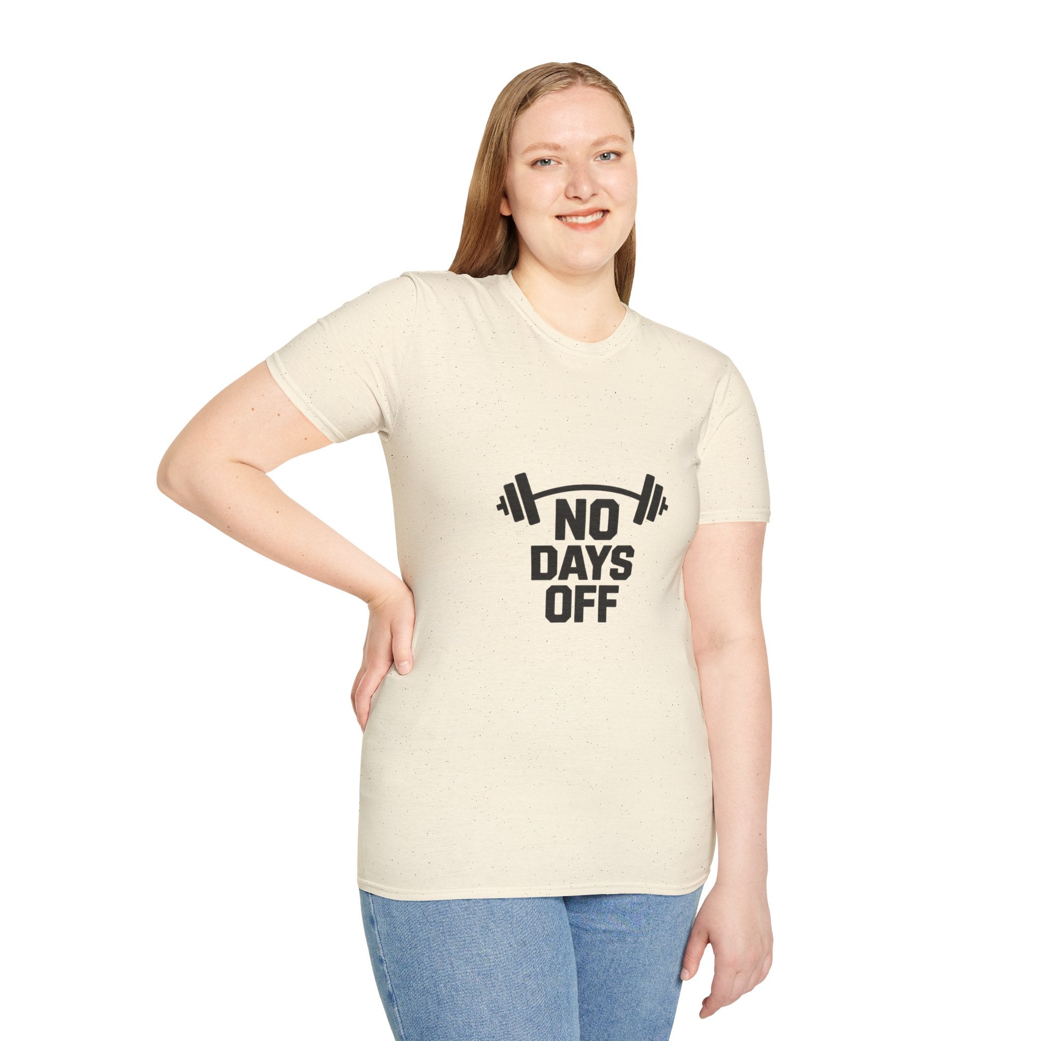 No Days Off T-Shirt — Motivational Gym Workout Tee