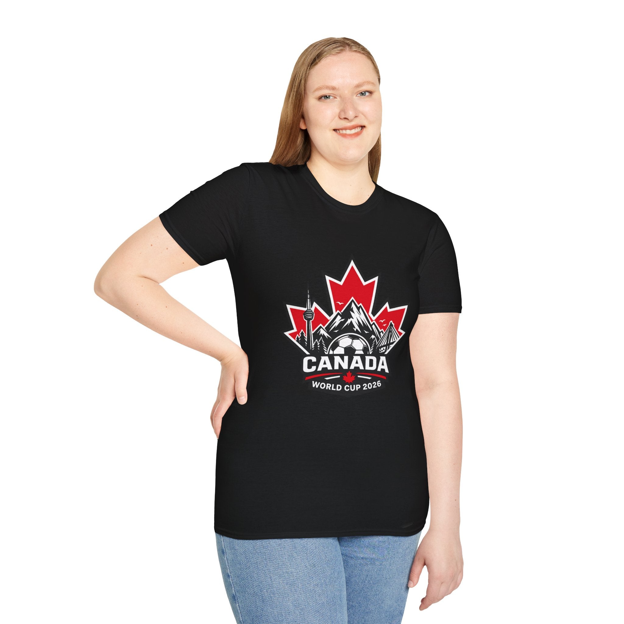 Canada soccer 2026 T‑Shirt — Maple Leaf Mountain Hockey Logo