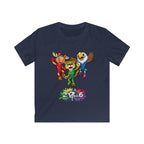 Kids Tee — Colorful 2016 Mascot Trio Soccer Shirt for Children