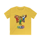 Kids Tee — Colorful 2016 Mascot Trio Soccer Shirt for Children