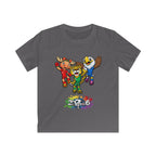 Kids Tee — Colorful 2016 Mascot Trio Soccer Shirt for Children