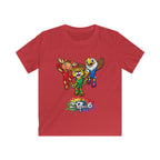 Kids Tee — Colorful 2016 Mascot Trio Soccer Shirt for Children