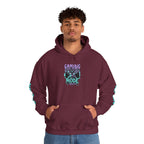 Gaming Mode Hoodie — "Gaming Mode" Graphic Pullover with Sleeve "Game On" Text