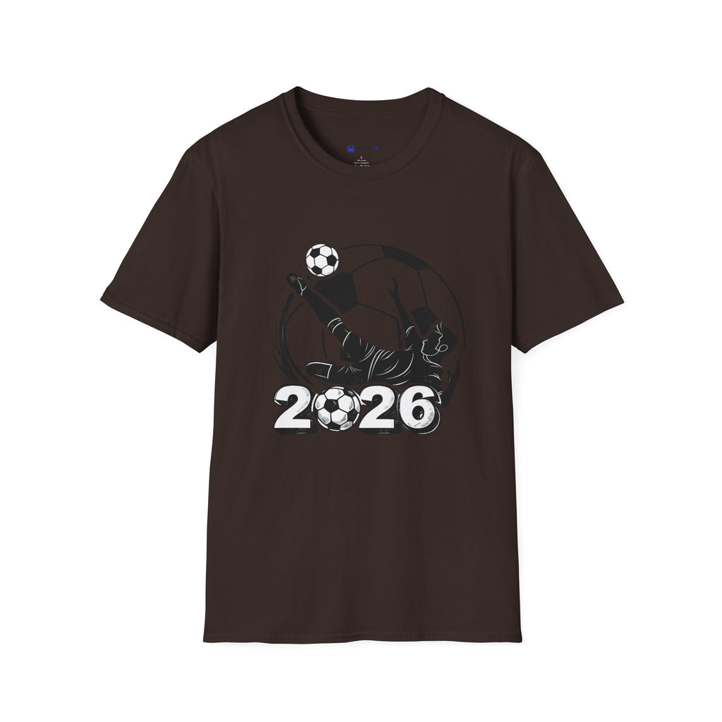 Soccer 2026 T-Shirt — Futbol Player Kick Graphic Tee