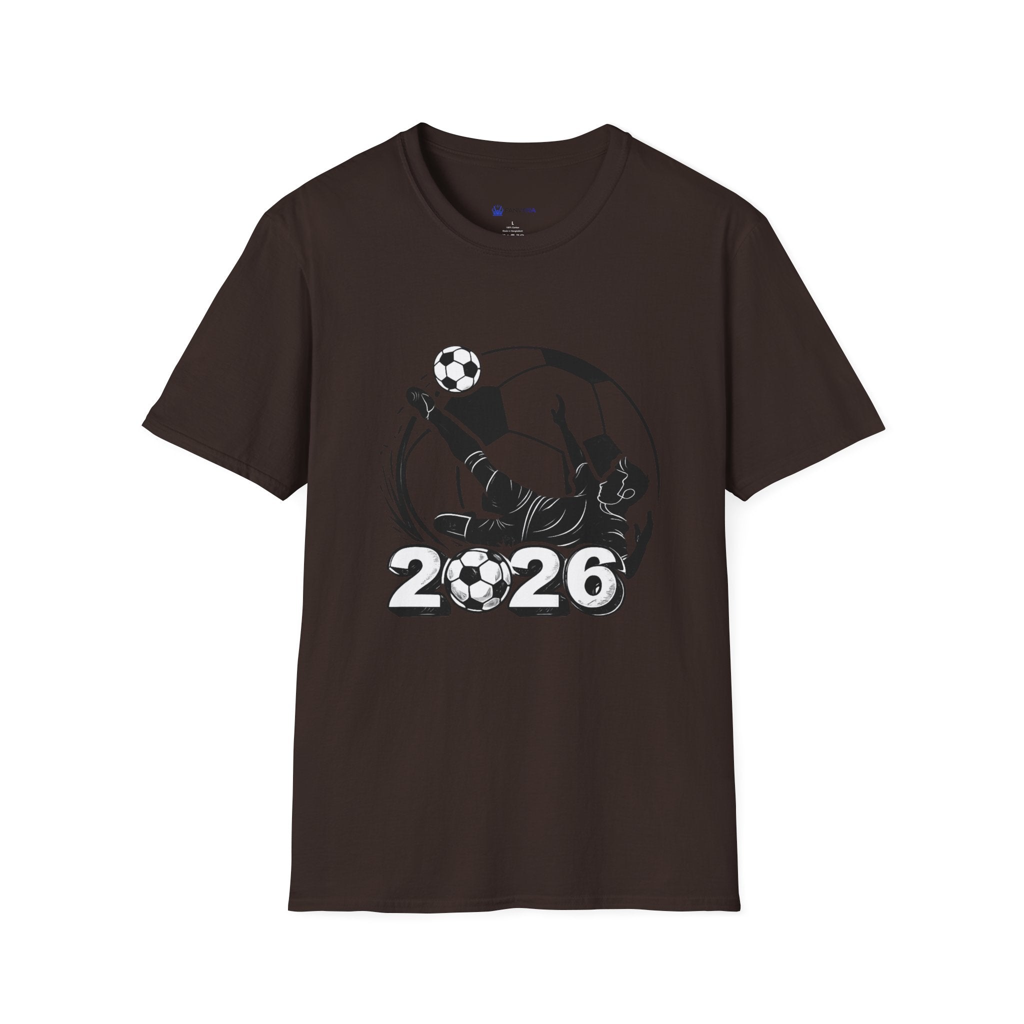 Soccer 2026 T-Shirt — Futbol Player Kick Graphic Tee