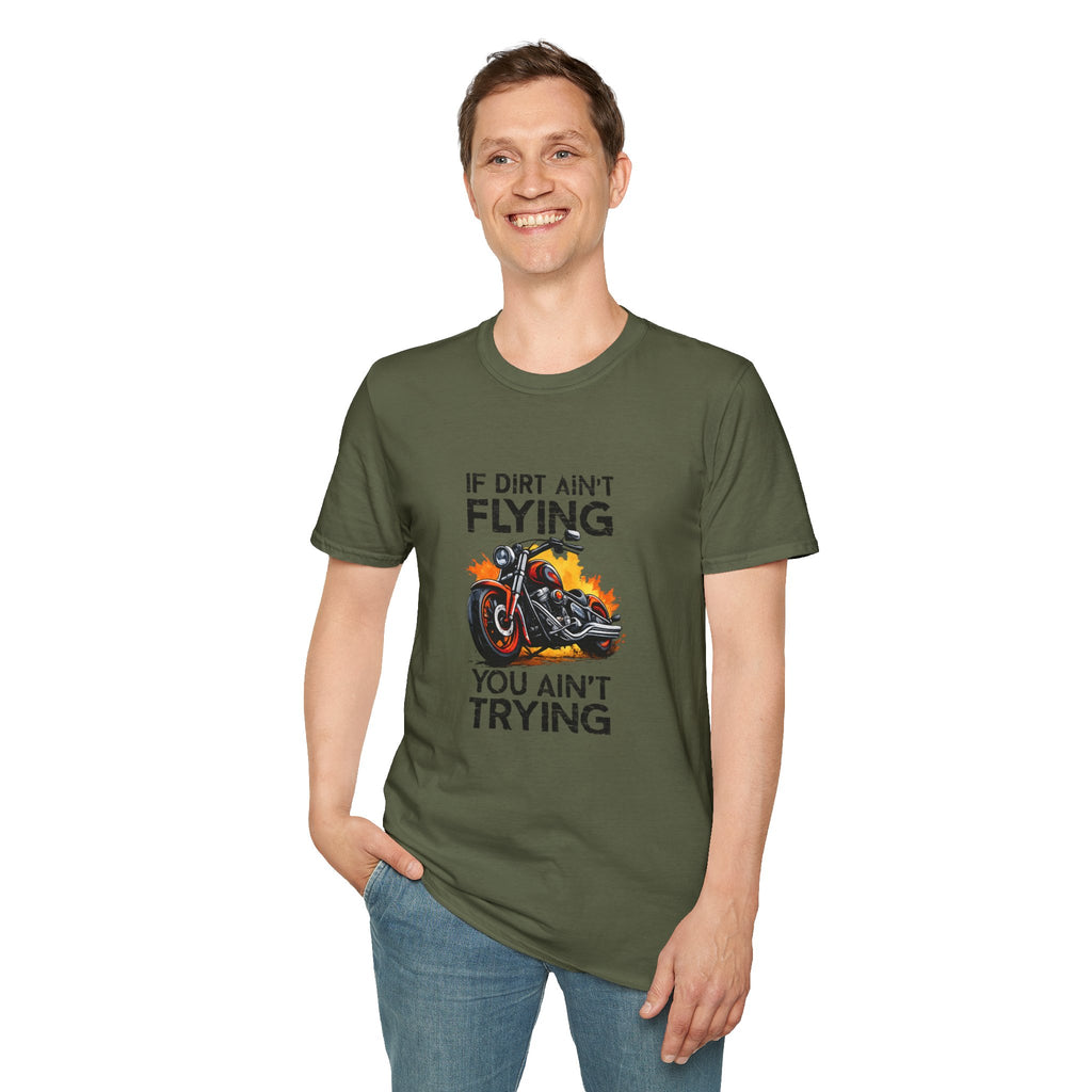 If Dirt Ain't Flying Motorcycle T‑Shirt — Off‑Road Biker Tee