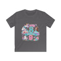 Girls' Princess 8th Birthday T-Shirt — "This Is How I Turn 8" Floral Castle Tee