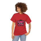 Queen of the Gym T-Shirt — Pink Crown Fitness Tee