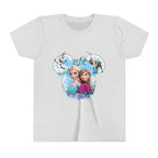 Girls' Frozen Princesses Youth Tee – Elsa & Anna Winter Friends Shirt
