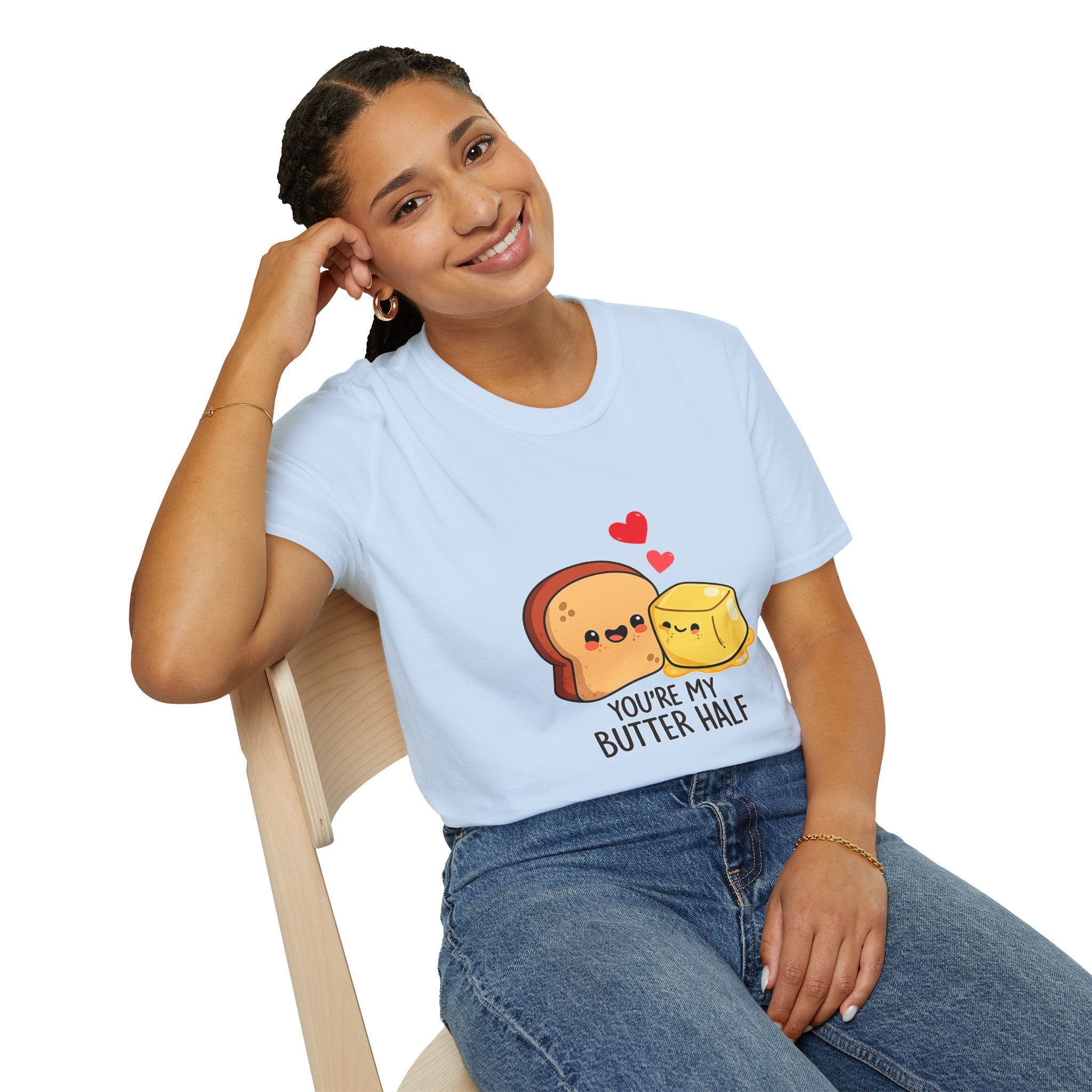 Cute "You’re My Butter Half" T-Shirt — Toast & Butter Couple Graphic Tee