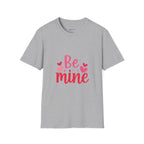 Valentine "Be Mine" T-Shirt — Cute Heart Graphic Tee for Women & Couples