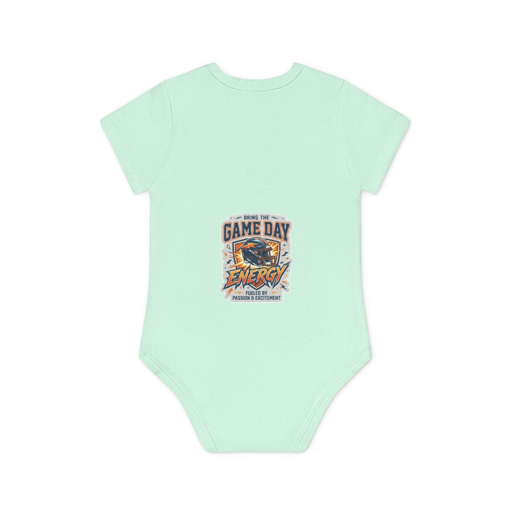 Baby Bodysuit - "France #10 Footballer Rising Star Fan Version" Future Soccer Player & Game Day Energy Organic Baby Onesie.