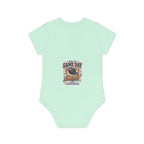 Baby Bodysuit - "France #10 Footballer Rising Star Fan Version" Future Soccer Player & Game Day Energy Organic Baby Onesie.