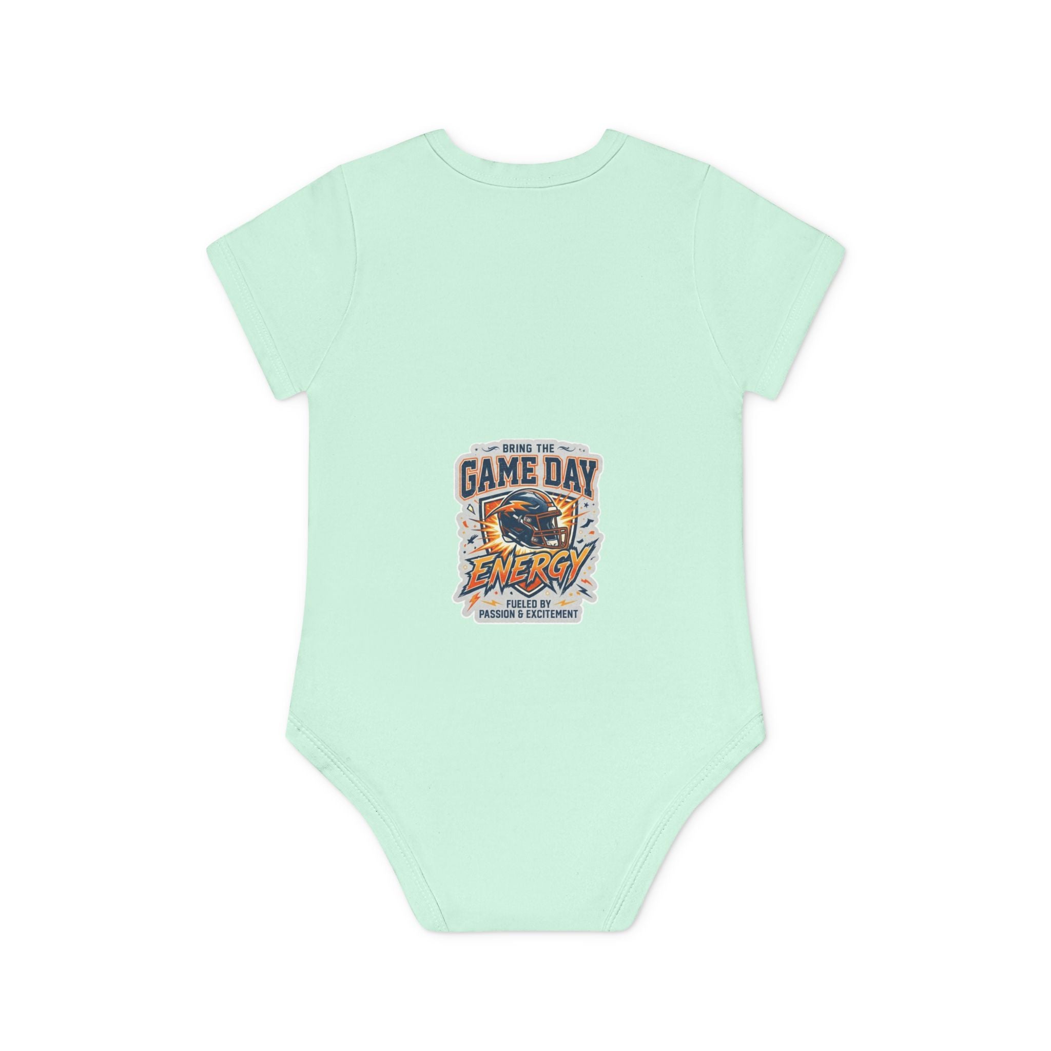 Baby Bodysuit - "France #10 Footballer Rising Star Fan Version" Future Soccer Player & Game Day Energy Organic Baby Onesie