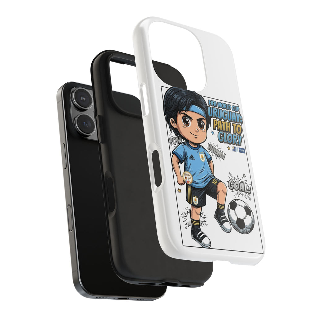 Uruguay Soccer Phone Case — Path to Glory "Goal!" Design