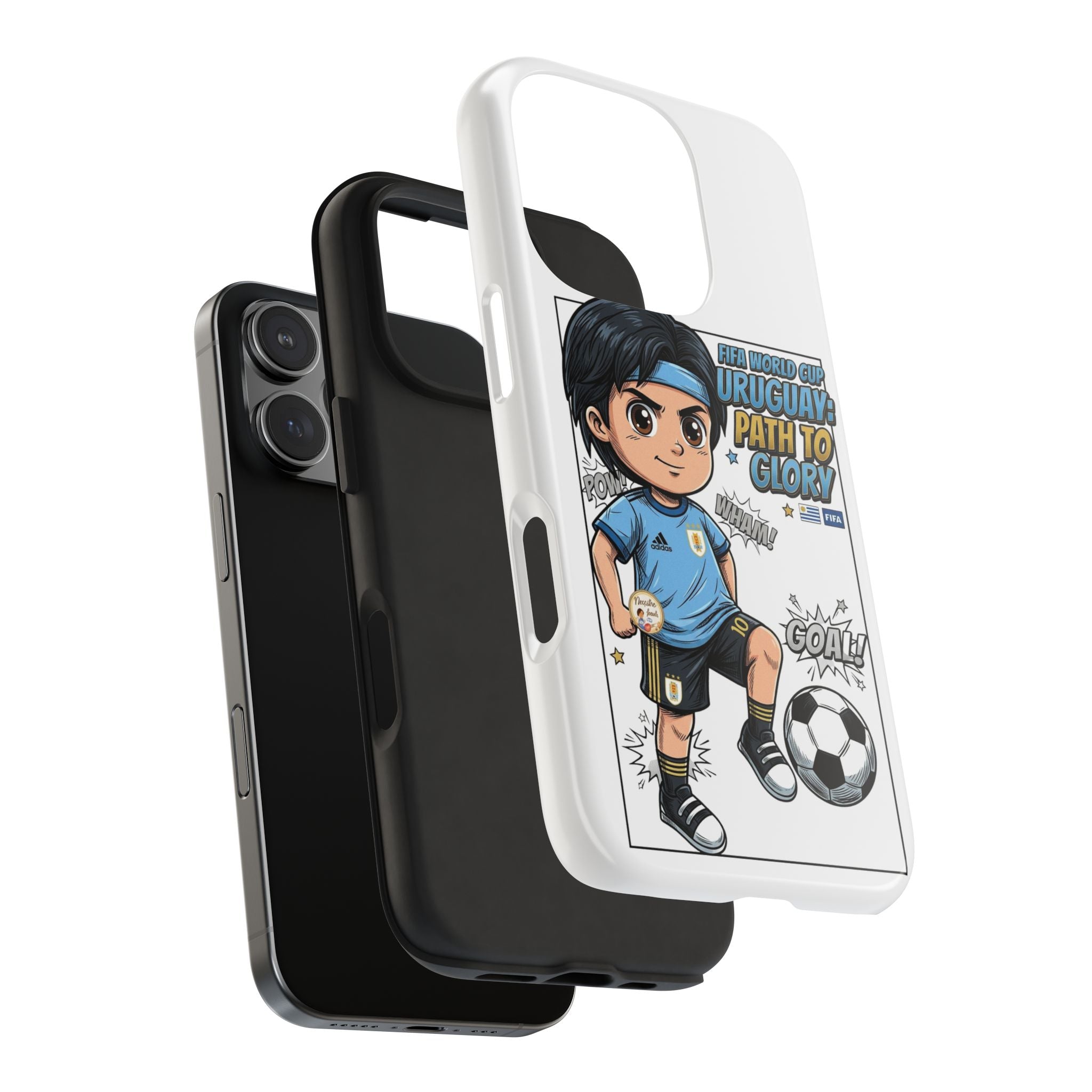 Uruguay Soccer Phone Case — Path to Glory "Goal!" Design