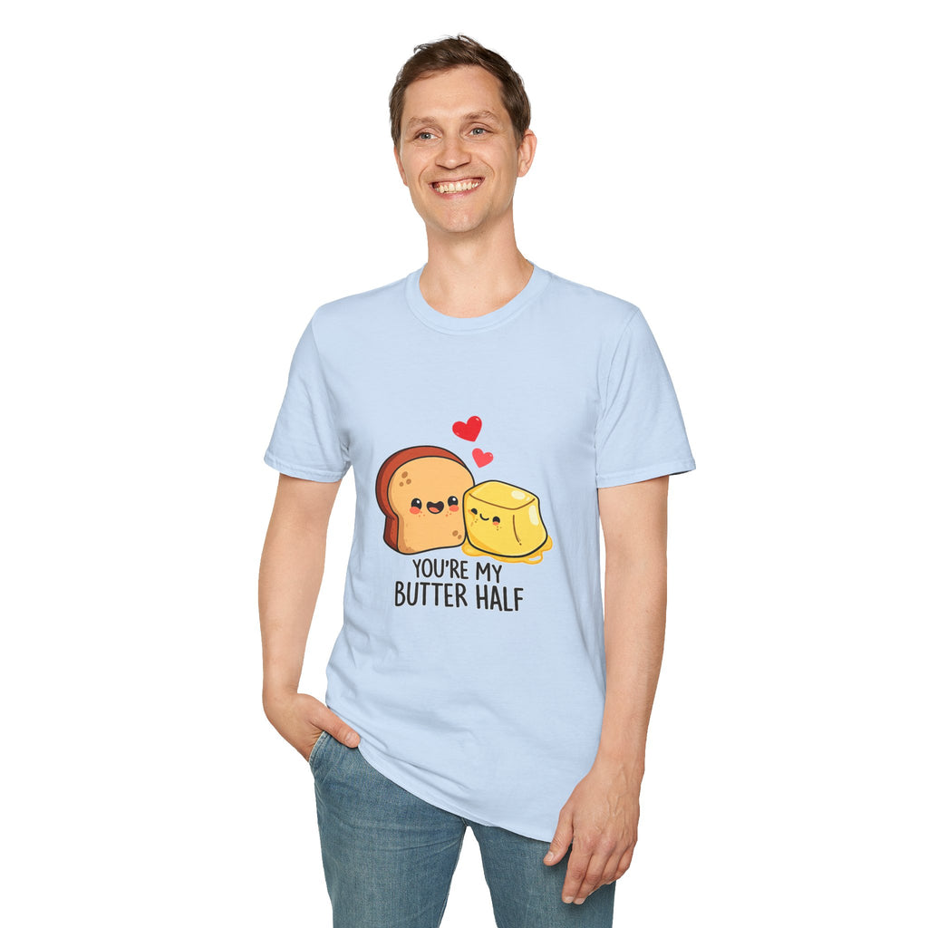 Cute "You’re My Butter Half" T-Shirt — Toast & Butter Couple Graphic Tee