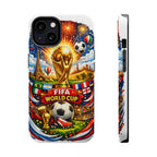 Soccer Magnetic Impact-Resistant Phone Case — FIFA Trophy Design